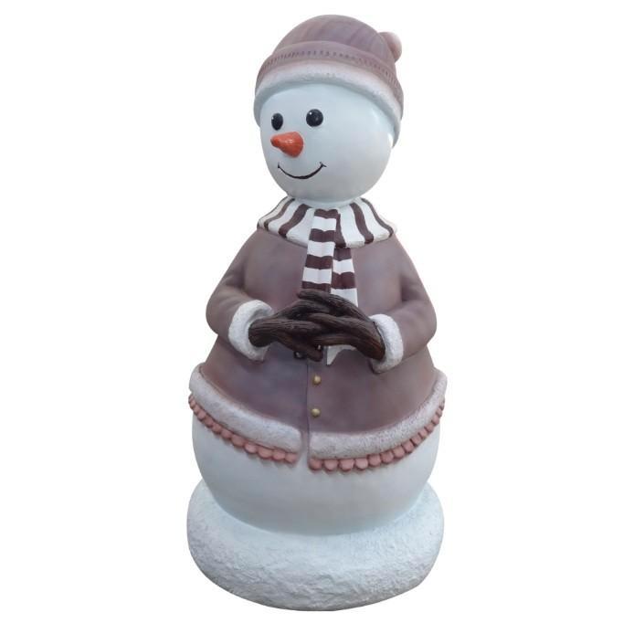 Mini Mama Snowman beeld – Sneeuwpop Hoogte 90 cm, Diversen, Kerst, Nieuw, Ophalen