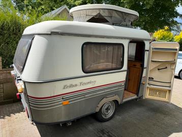Eriba Puck Touring 1989 - 750kg - B rijbewijs, Caravans en Kamperen, Bedrijf, Disselslot, Eriba