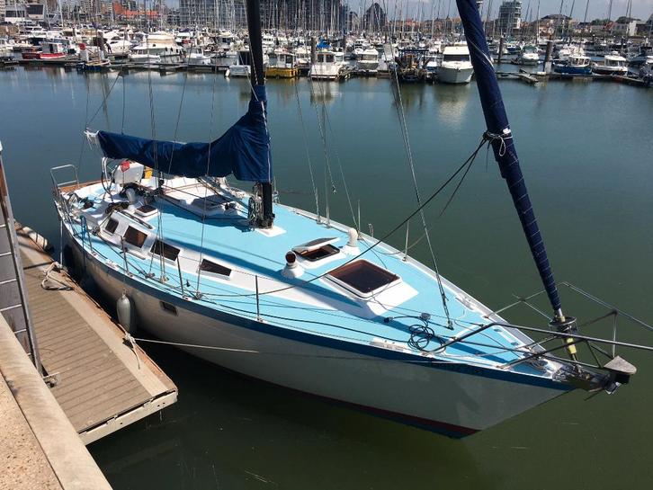 Zeilboot Samba 36 feet, Watersport en Boten, Kajuitzeilboten en Zeiljachten, Gebruikt, Tourjacht of Cruiser, Polyester, 9 tot 12 meter