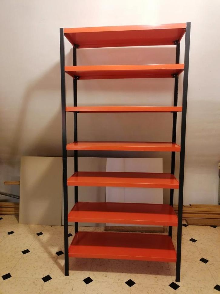 Étagère vintage années 70 - design made in Denmark, Huis en Inrichting, Kasten | Stellingkasten, Gebruikt, Ophalen