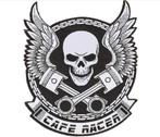 Cafe Racer XL biker strijk patch - 225x280mm, Motoren, Kleding | Motorkleding, Nieuw zonder kaartje, Dames, Overige typen