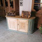 Buffet en brocante ancienne avec côté rond L 170 H 87 D 40, Maison & Meubles, Armoires | Buffets, Avec porte(s), 25 à 50 cm, Moins de 100 cm