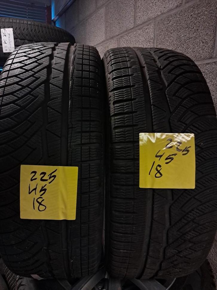 2253518 225/45/18 225/45R18 winter Michelin, Auto diversen, Autosport-onderdelen, Zo goed als nieuw, Ophalen