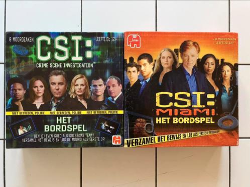 Gezelschapsspel CSI Miami 2 stuks samen voor 10€, Hobby en Vrije tijd, Gezelschapsspellen | Bordspellen, Zo goed als nieuw, Ophalen of Verzenden