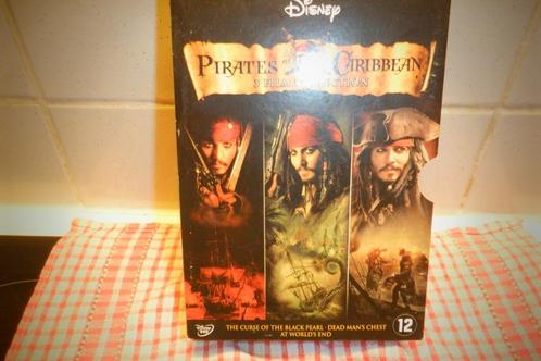DVD Pirates Of The Caribbean 3 Film Collection.(3-DVD'S), Cd's en Dvd's, Dvd's | Avontuur, Zo goed als nieuw, Vanaf 12 jaar, Ophalen of Verzenden