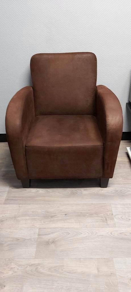 Fauteuil brun, Huis en Inrichting, Fauteuils, Zo goed als nieuw, Ophalen of Verzenden