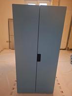 Kasten ikea blauw - wit, Ophalen, Zo goed als nieuw, 150 tot 200 cm, Met deur(en)