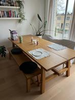 Möckelby eettafel en bankje, Huis en Inrichting, Ophalen, Nieuw, Vijf personen of meer, Rechthoekig