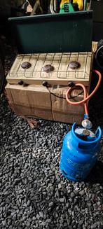 Gasfles en campingfornuis, Caravans en Kamperen, Ophalen, Gebruikt