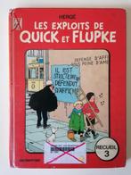 Les Exploits de Quick et Flupke - Recueil 3 (rouge) - DL1975, Gelezen, Ophalen of Verzenden, Eén stripboek, Hergé