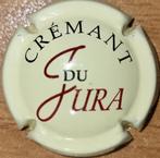 Crémant du Jura capsule crèmegeel & zwart nr. 06, Verzamelen, Wijnen, Ophalen of Verzenden, Nieuw, Frankrijk, Witte wijn