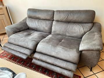 Canapé 2,5 places - Relax électrique, Ports USB - Comme neuf beschikbaar voor biedingen