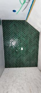 Groene tegels overschot, Ophalen