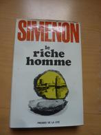 Georges Simenon   Le Riche Homme, Livres, Langue | Français, Georges Simenon, Utilisé, Enlèvement ou Envoi, Fiction