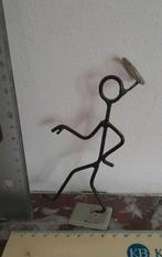 Metalen postuurtje The saint, Antiek en Kunst, Ophalen of Verzenden