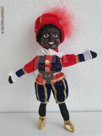 Authentieke etalage zwarte Piet pop - 20cm, rood/blauw, Diversen, Verzenden