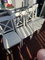 Ikea-tafel + 4 stoelen, Ophalen, Zo goed als nieuw