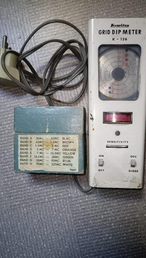 Grid dip oscillator - meter / analyser, Hobby en Vrije tijd, Elektronica-componenten, Gebruikt, Ophalen
