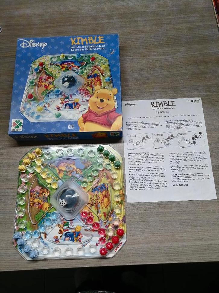 kimble winnie the pooh, Hobby en Vrije tijd, Gezelschapsspellen | Bordspellen, Gebruikt, Ophalen of Verzenden