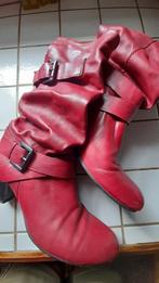 Bottes pour femmes, longueur moyenne, cuir véritable, taille, Vêtements | Femmes, Chaussures, Rouge, Comme neuf, Boots et Botinnes