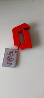Duvel metalen flesopener Rode D nieuw 10x7x2cm, Enlèvement ou Envoi, Neuf, Ouvre-bouteille, Duvel