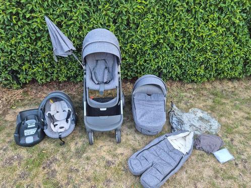 Stokke Kinderwagen 3 in 1 compleet, Kinderen en Baby's, Kinderwagens en Combinaties, Gebruikt, Kinderwagen, Overige merken, Met autostoeltje