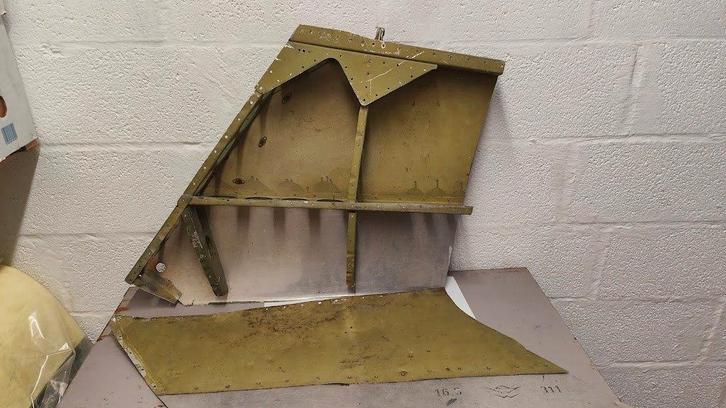 Set van 2 Luftwaffe vliegtuigpanelen uit de Wo2, Verzamelen, Militaria | Tweede Wereldoorlog, Luchtmacht, Hulzen of Bodemvondsten