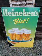 Jaren 90 emaille bord Heineken, Verzamelen, Merken en Reclamevoorwerpen, Ophalen of Verzenden, Zo goed als nieuw