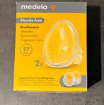 Medela borstschilden 27mm voor hands-free borstkolf, Ophalen of Verzenden, Gebruikt, Borstkolf