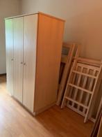 kleerkast en hoogslaper, Huis en Inrichting, Slaapkamer | Stapelbedden en Hoogslapers, Ophalen, Eenpersoons, Minder dan 160 cm