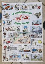 Guust Flater poster - kaart -kalender, Verzamelen, Stripfiguren, Ophalen of Verzenden