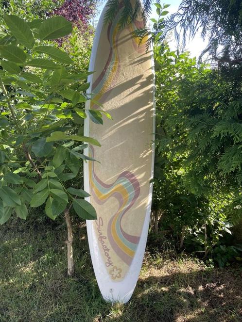 Surfboard Surfactory 7’0 epoxy, Watersport en Boten, Golfsurfen, Gebruikt, Funboard, Met vinnen, Met draagtas, Ophalen