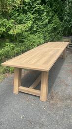 Beuville tuintafel in teak, Tuin en Terras, Ophalen, Zo goed als nieuw, Rechthoekig