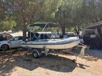 Zeer mooie vaar klare rubberboot met 30 pk mercury, Watersport en Boten, Ophalen, Zo goed als nieuw, Aluminium