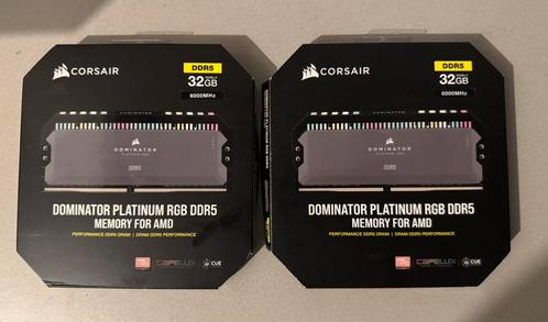 Corsair Dominator Platinum DDR5 Kit, Computers en Software, RAM geheugen, Zo goed als nieuw, Desktop, 64 GB, DDR5, Ophalen of Verzenden