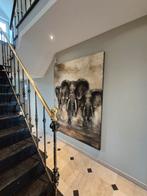 Schilderij Olifanten uit Azië, Ophalen, Zo goed als nieuw