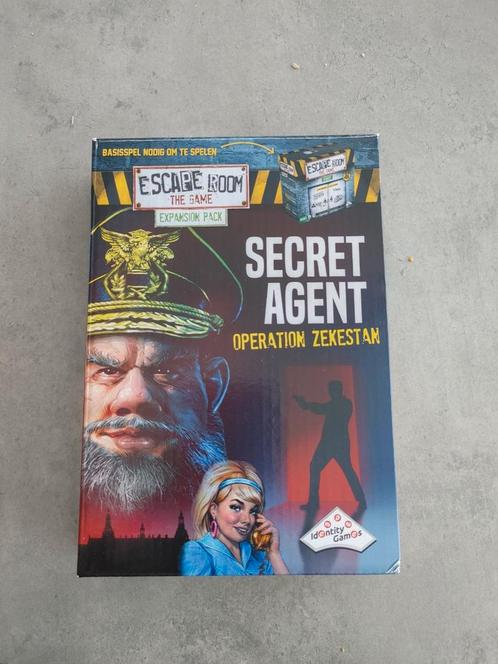 Escape room - secret agent uitbreiding, Hobby en Vrije tijd, Gezelschapsspellen | Overige, Zo goed als nieuw, Ophalen of Verzenden