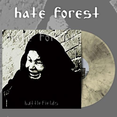 HATE FOREST - Battlefields (Marbled/Bone/Black Vinyl), Cd's en Dvd's, Vinyl | Hardrock en Metal, Nieuw in verpakking, Verzenden