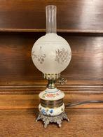 Antieke Franse Bedlamp / Tafellamp / Olielamp, Ophalen of Verzenden