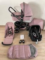 Joolz Day + Premium Pink kinderwagen 3-in-1 Set, Kinderen en Baby's, Buggy's, Ophalen, Voetenzak, Ba, Zo goed als nieuw