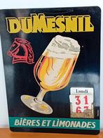 Vintage kunststof reclamebord bier ÐUMESNIL, Ophalen of Verzenden, Zo goed als nieuw, Reclamebord