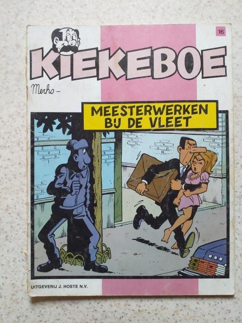 KIEKEBOE'S " ONGEKLEURD +HOSTE + GEKLEURD", Boeken, Stripverhalen, Gelezen, Meerdere stripboeken, Ophalen of Verzenden