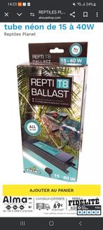 Ballast T8 néon Uvb pour reptiles/amphibiens, Enlèvement, Utilisé, Terrarium ou Paludarium