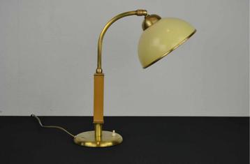 Lampe de table en bakélite jaune Bauhaus Style 