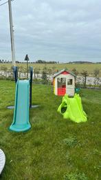Glijbaan x2 + huisje, Ophalen, Zo goed als nieuw, Glijbaan