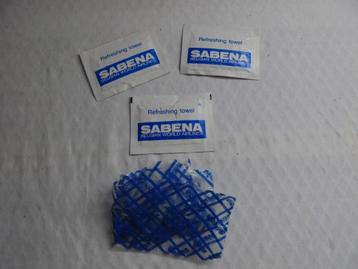 Sabena verfrissingsdoekjes beschikbaar voor biedingen
