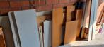 Hout, schabben en plaatmateriaal, ook mdf, gelamineerd,...., Ophalen, Gebruikt