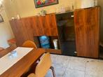 Eetkamer in Italiaans design, Ophalen, Zo goed als nieuw, Italiaans design van de 70-er jaren, 6 tot 8 stoelen