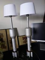 2 vintage retro design jaren 50 tafel lampen, Ophalen, Gebruikt, Metaal, Space age