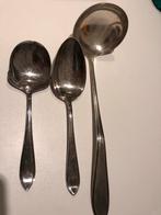 Verzilverde lepel set, Antiek en Kunst, Ophalen of Verzenden